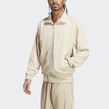 Mænd Originals Beige Graphics Monogram træningsjakke