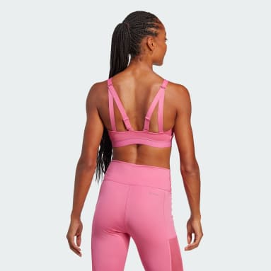 Ženy Tréning A Fitnes ružová Športová podprsenka adidas TLRD Move Training High-Support