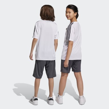 Kids Sportswear White Train Essentials AEROREADY 3-Stripes Regular-Fit Training Set