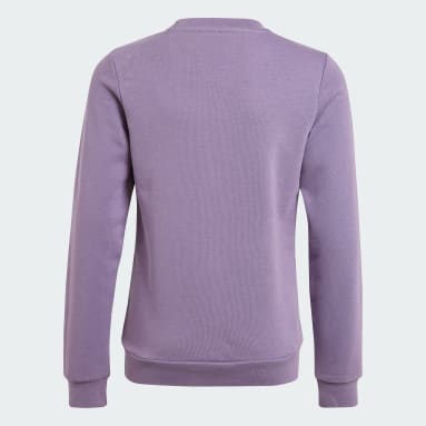 Buzo Essentials Logo Grande Algodón Morado Niña Sportswear