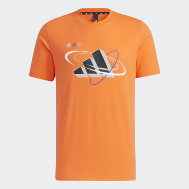Camiseta Graphic Badge of Sport + Naranja Hombre Sportswear