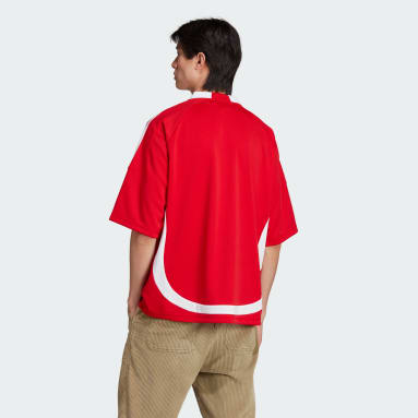Maillot manches courtes oversize Rouge Originals