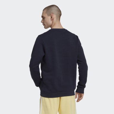 Men's Sportswear Blue Essentials Big Logo Sweatshirt