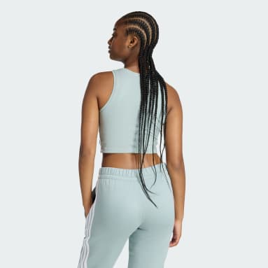 ESSENTIALS 3-STRIPES PADDED TANK