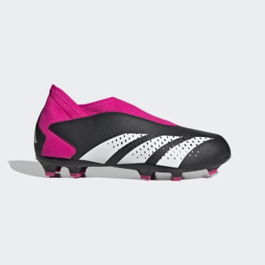 Botas de Futebol Sem Atacadores Predator Accuracy.3 – Piso firme Preto Criança Futebol