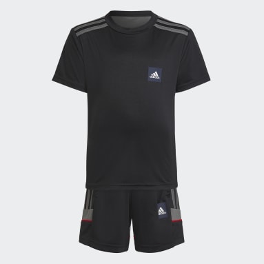 Kids Sportswear Black Southstand AEROREADY Tee Short Set