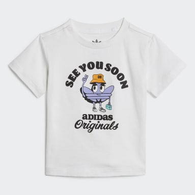Kinderen Originals Trefoil Short en T-shirt Set