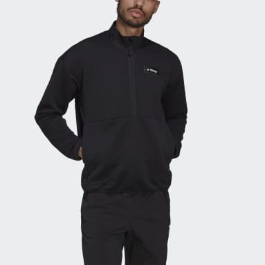 Muži TERREX čierna Mikina Terrex Hike Half-Zip