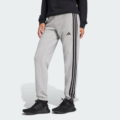 Essentials 3-Stripes French Terry Cuffed Pants