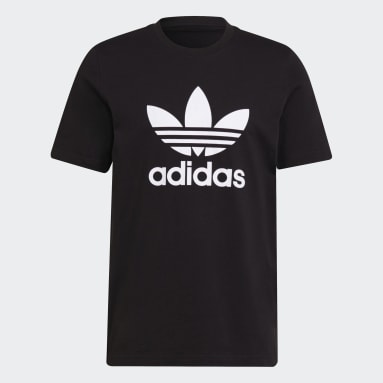 Polera Adicolor Classics Trifolio Negro Hombre Originals