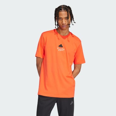 Adidas orange tee discount