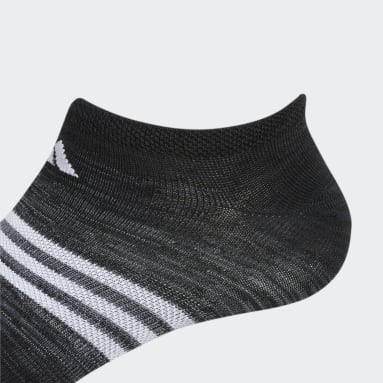 Women's Training Black Superlite Ombré No-Show Socks 6 Pairs