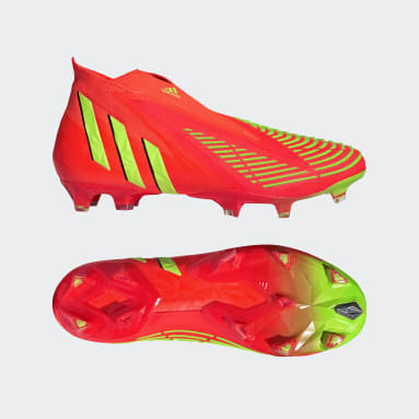 Fotboll Orange Predator Edge+ Firm Ground Boots
