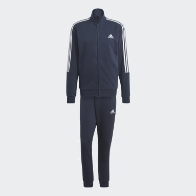 Fato de Treino 3-Stripes AEROREADY Essentials Azul Homem Sportswear