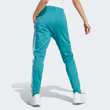 adidas Pantalon de survêtement Adicolor SST Turquoise Femmes Originals