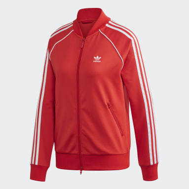 gilet rouge adidas homme