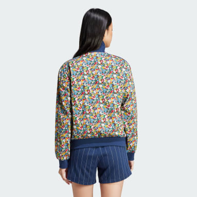 เสื้อแทรคลายดอกไม้ adidas Originals x Liberty London