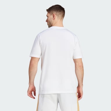 Camiseta Street Estampada Real Madrid Blanco Hombre Fútbol