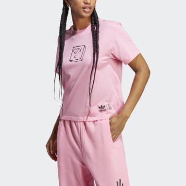 Women Lifestyle Pink adidas Originals x André Saraiva Tee