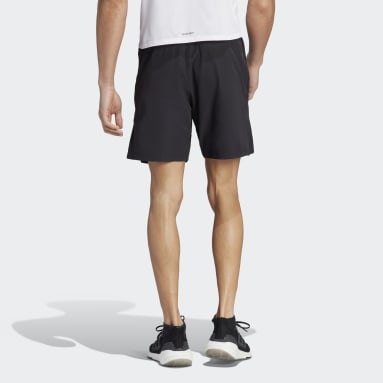 Mænd Fitness Og Træning Sort Workout Knurling shorts