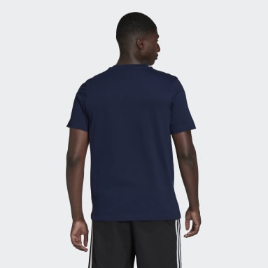 Polera Adicolor Classics Trifolio Azul Hombre Originals