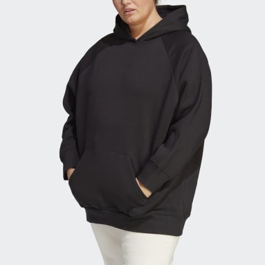 Women's Sportswear Black ALL SZN Fleece Boyfriend Hoodie (Plus Size)