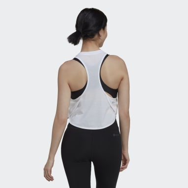Polera sin Mangas Made for Training AEROREADY Floral Blanco Mujer Training