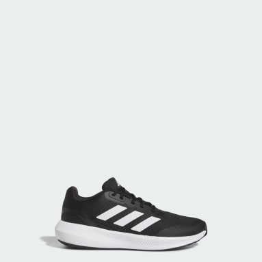 Zapatillas Run Falcon 3 con Cordones Negro Niño Sportswear
