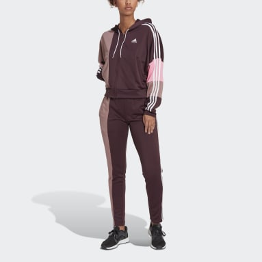 Ženy Sportswear červená Tepláková súprava Bold Block