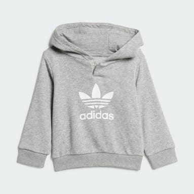 Girls' Little Kids' adidas Originals Repeat Trefoil Hoodie and Leggings  Set