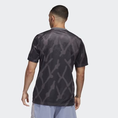 T-shirt imprimé graphique Streetball gris Hommes Originals