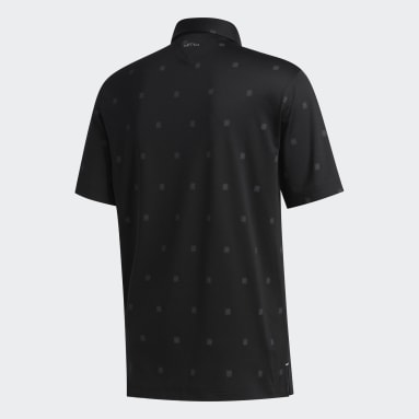 Polo Adipure Etched-Print Noir Hommes Golf