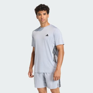 TECH ESSENTIALS 3 STRIPES WORKOUT-T-SHIRT
