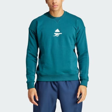 Men Lifestyle Green Arsenal LFSTLR Heavy Cotton Sweatshirt