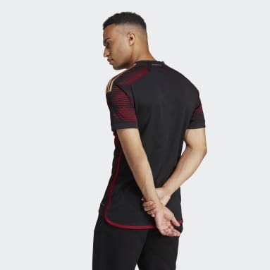 Jersey Uniforme de Visitante Alemania 22 Negro Hombre Fútbol