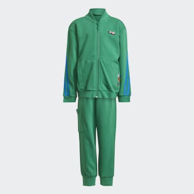 Kids Green adidas x Classic LEGO® Track Suit