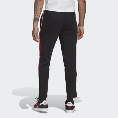Calças 3-Stripes ADN do Manchester United Preto Homem Futebol