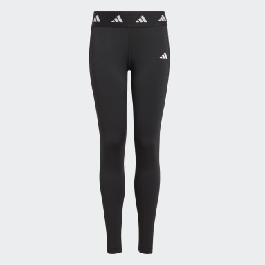 Kluci Cvičení A Trénink černá Legíny AEROREADY Techfit Long Kids