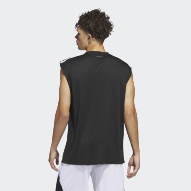 Men Basketball Black All-World Sleeveless Tank Tee