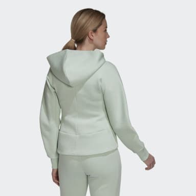 Kvinder Sportswear Grøn Mission Victory Slim Fit Full-Zip hættetrøje