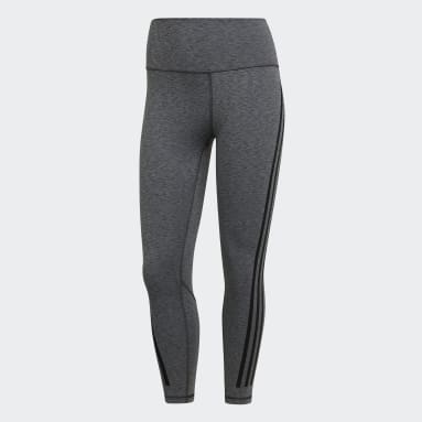 Adidas Bottoms, Women's In Black Leggings, Grey, (Size 6 (M), New, Tradesy