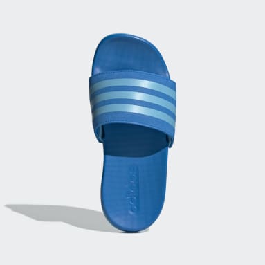 Kids Sportswear Blue Adilette Comfort Slides