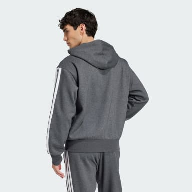 Essentials 3-Stripes Fleece Hoodie