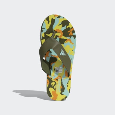 Men Swim Green AVIATE FLIP-FLOPS
