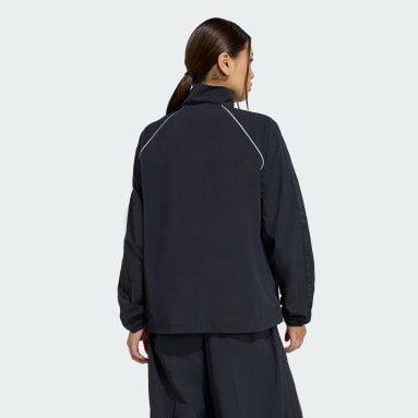 3-스트라이프 아이코닉 우븐 트랙 탑