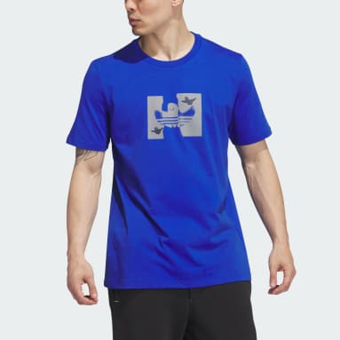 Camiseta Shmoofoil Tear Manga Corta Azul Hombre Originals