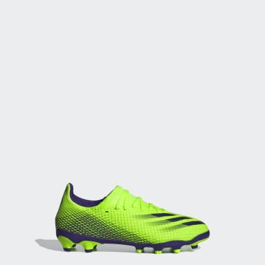 Chaussure X Ghosted.3 Multi-surfaces Vert Enfants Football