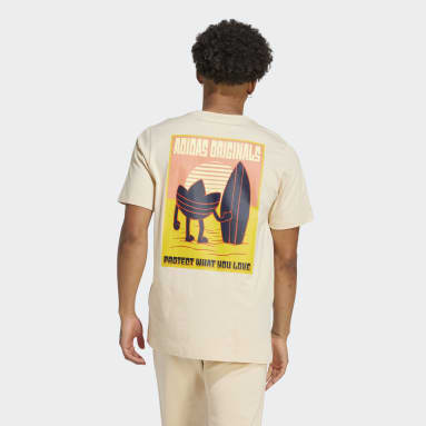T-shirt graphique Planet Beige Hommes Originals