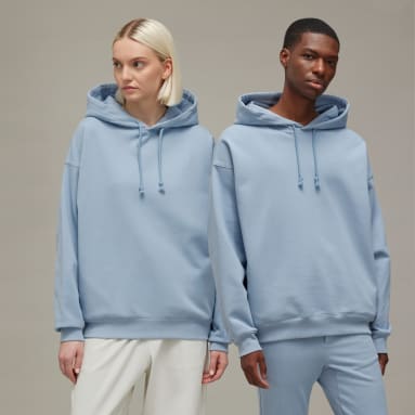 Adidas hoodie women blue deals