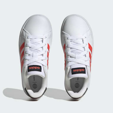 Scarpe da tennis Grand Court Lifestyle Lace-Up Bianco Bambini Sportswear